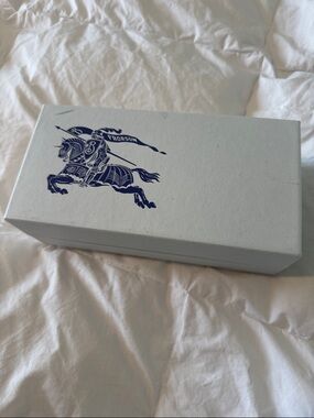 Burberry Light Blue and Navy Branded Box